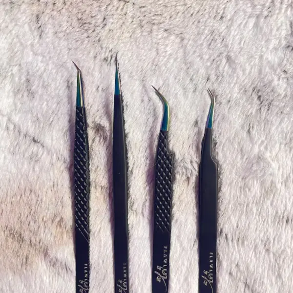 Fiber Grip Lash Tweezer Bundle