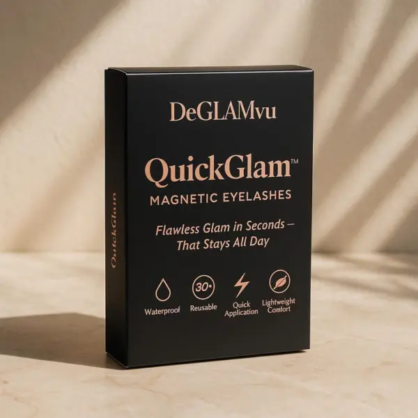 QuickGlam Magnetic Eyelashes: Reusable, Glue-Free False Lashes
